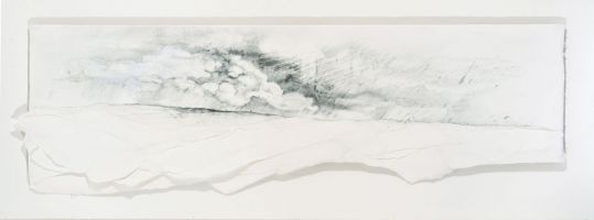 „Landschaft“ | 2018 | Grafit - Papier | 140 x 36 cm