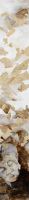 „deine Sternstunde“ | Papier Grafit Asphaltlack | Leinen auf MDF | 18 cm x 124 cm